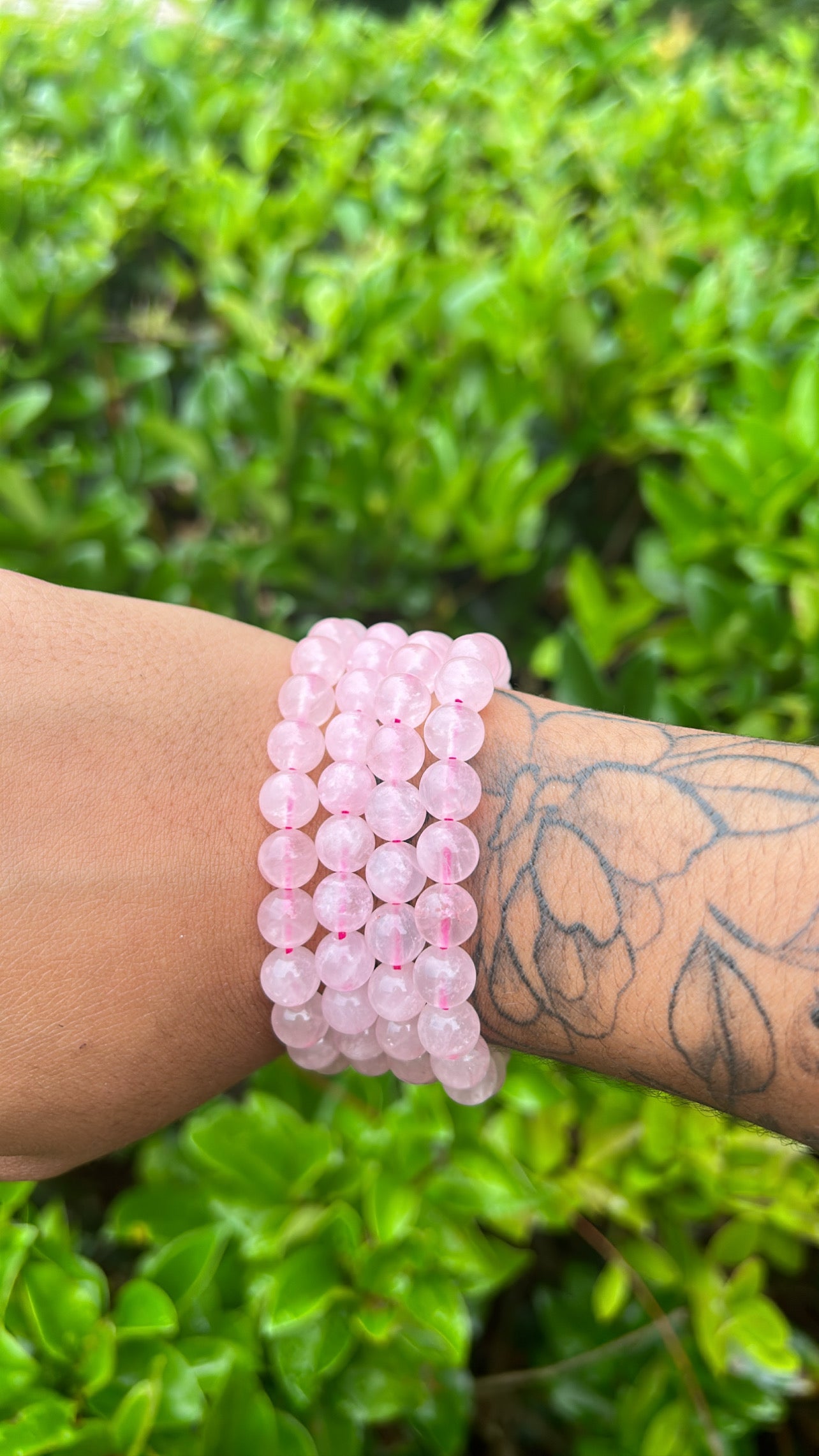 Rose quartz bracelet