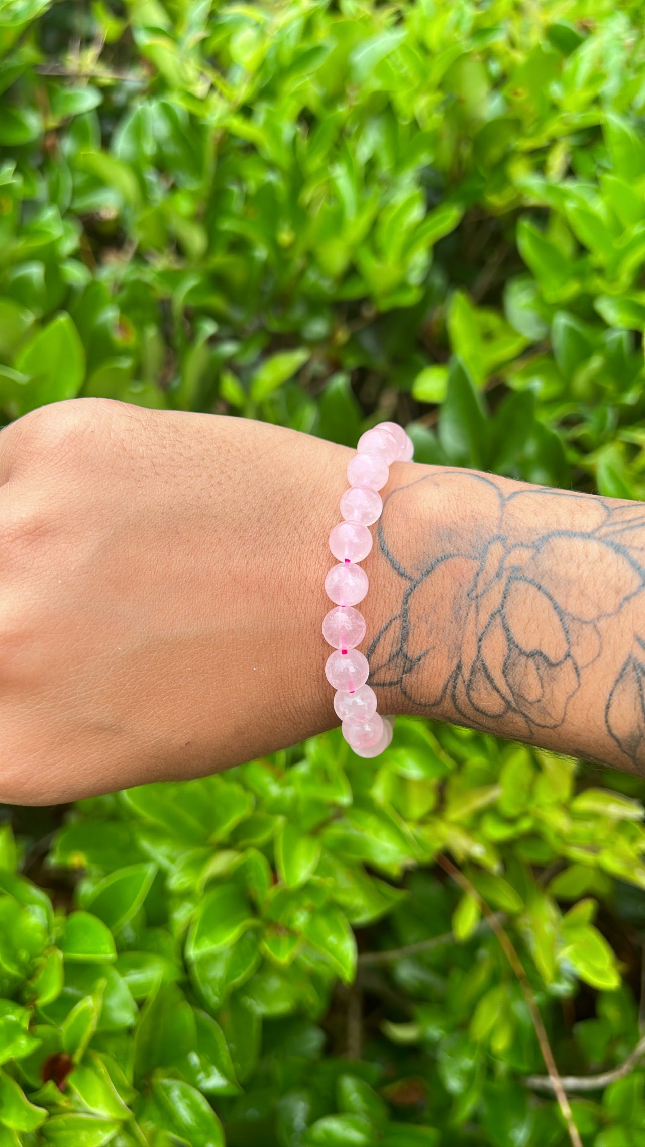 Rose quartz bracelet