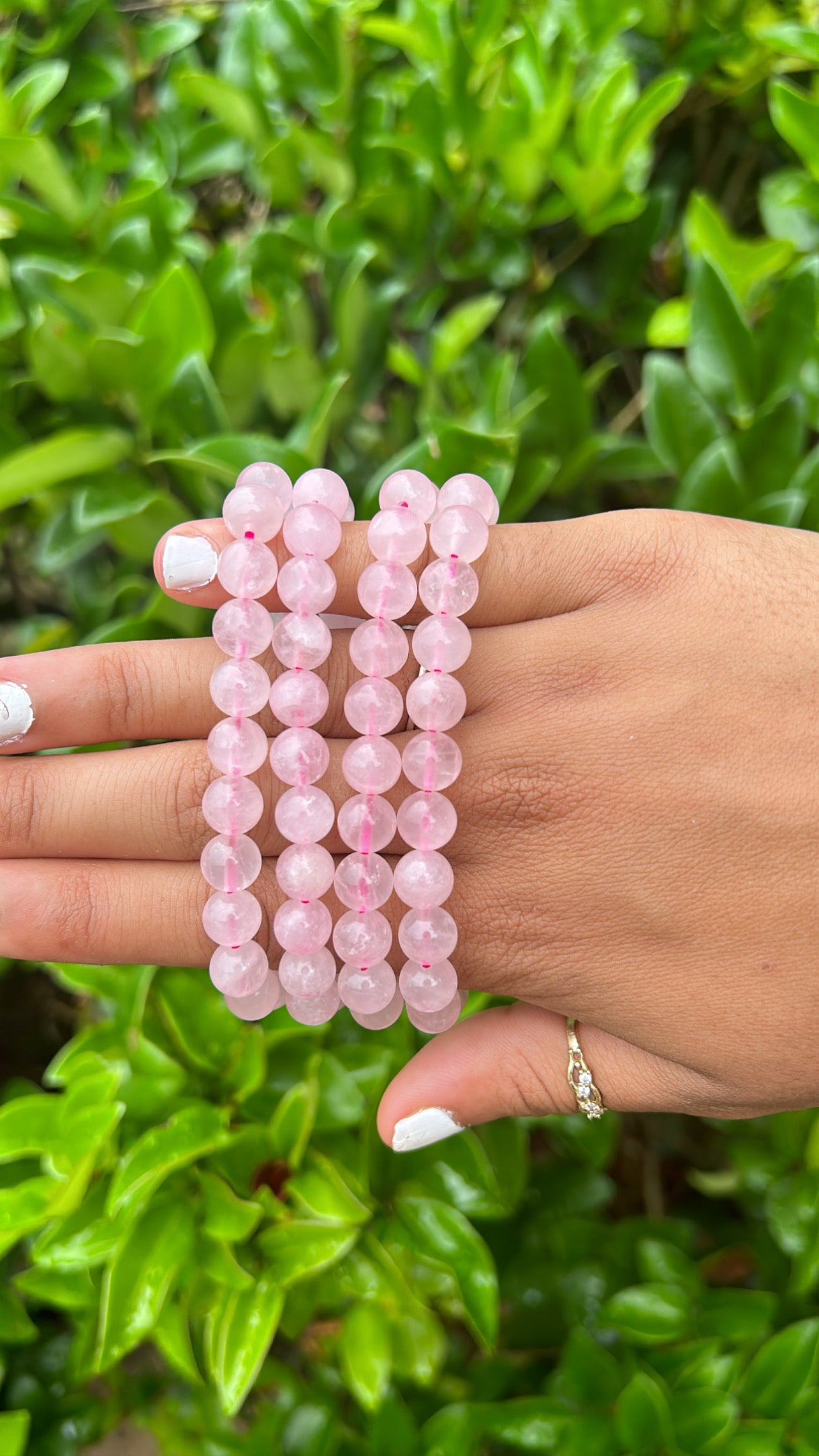 Rose quartz bracelet