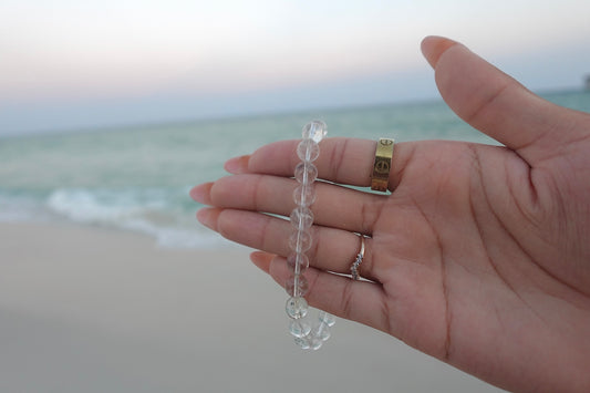 Clear quartz bracelet